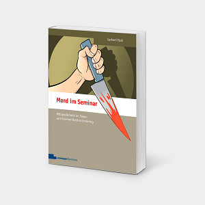 Covergestaltung für das Buch - Mord im Seminar- für den Verlag managerSeminare